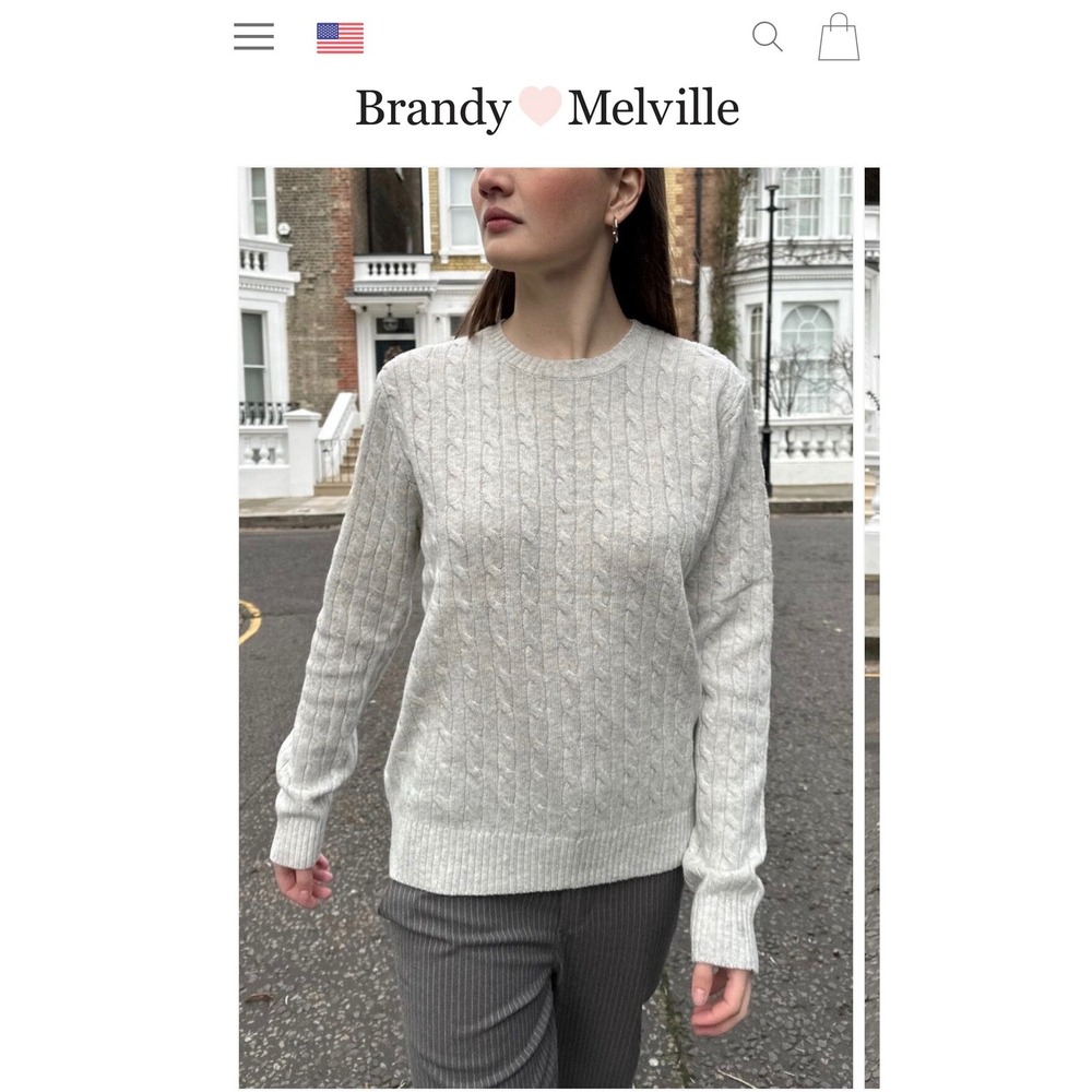 Brandy Melville‎ Martha Thick Sweater One Size NWT